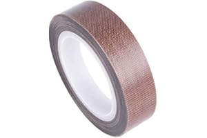 GCQ Teflon Fabric Tape, 3/4 Inch 30 Feet PTFE Tape for Vacuum Sealer Machine, Hand Impulse Sealers Insulation PTFE Coated Fiberglass Adhesive Tape Compatible with FoodSaver, Seal A Meal, Weston, Cabella