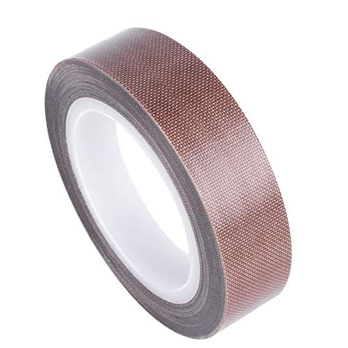 Teflon Fabric Tape, 3/4 Inch 30 Feet PTFE Tape for Vacuum Sealer Machine, Hand Impulse Sealers Insulation PTFE Coated Fiberglass Adhesive Tape Compatible with FoodSaver, Seal A Meal, Weston, Cabella