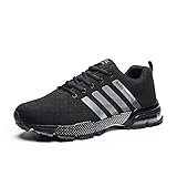Kundork Mens Running Shoes Air Cushion Trail Fashion Sneakers Lightweight Tennis Sport Casual Walking Athletic for Men Outdoor