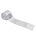 Subesty 10yard/lot 75mm Sequin Fabric DIY Glitter Sequin Ribbon for Waistband Head Wear Materials Wedding Decoration 5 Colors