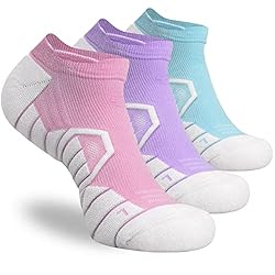 Hylaea Womens No Show Running Socks with Cushion