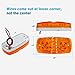 Partsam 14x Trailer Marker LED Light Double Bullseye 10 Diodes Clearance Light Red/Amber, 4×2 Tiger Eye/Double Bubble 12V Rectangular LED Side Marker Light Indicators Surface Mount RV Camper Trucksthumb 2