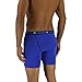 adidas Men's Athletic Stretch Boxer Brief Underwear (2-Pack), Heather Grey/Bold Blue Bold Blue/Black, LARGE