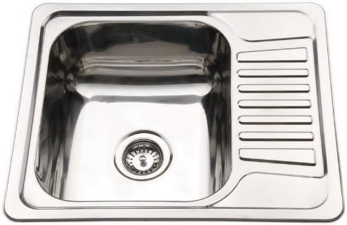 Klein Küchenspüle Reversibel Edelstahl Einbauspüle mit Abtropffläche