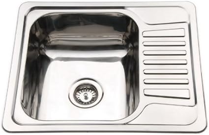 Klein Küchenspüle Reversibel Edelstahl Einbauspüle mit Abtropffläche