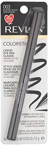 Revlon ColorStay Liquid Eye Pen, Classic, Blackest Black