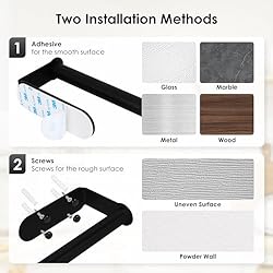 Fixwal Paper Towel Holder Under Cabinet with Spray