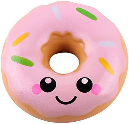 Kawaii Squishies Panda Donuts Cat Squishy Scented Slow Rising Stress Relief Toy (C)