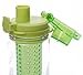 Hydracy Fruit Infuser Water Bottle - 25 Oz Sports Bottle with Full Length Infusion Rod and Insulating Sleeve Combo Set + 27 Fruit Infused Water Recipes eBook Gift - Lime Green