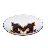 Team Sports America University of Michigan Glass Birdbath Bowl, 18 inches