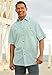 KingSize Men's Big & Tall Striped Short-Sleeve Sport Shirt