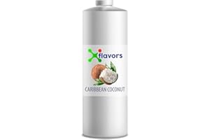 AussieBlends Coconut Ice Cream Flavoring | Ice Cream Flavors for Ice Cream Maker, Frozen Yogurt, Soft Serve, and Gelato | Caribbean Coconut Flavoring