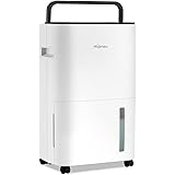 HOGARLABS 3500 Sq Ft 50 Pint Dehumidifier for Home Basements Bathroom Bedroom, Dehumidifier with Drain Hose for Medium to Lar
