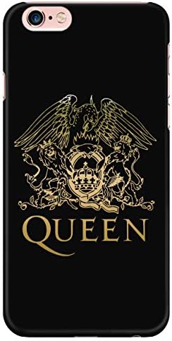 iPhone 6 Plus/6s Plus Case, Queen Band Rock Music Logo Case for Apple iPhone 6 Plus/6s Plus, Queen Band iPhone Case (iPhone 6 Plus/6s Plus Case - Black)