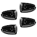 Interior Inside Door Handles Black Front/Rear Left/Right Kit Set of 4 for Accent