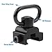 accmor 1 Pcs 2 Point Rifle Sling&1 Pcs QD Sling Swivel,Multi-Use Gun Sling with Length Adjuster for Hunting, Shooting