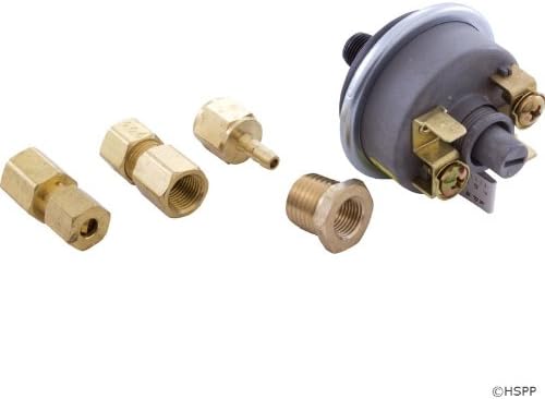 Pressure Switch 3902, 1A, Tecmark, Universal, SPNO, w/Brass