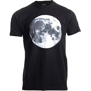 The Moon | NASA Photography Astronomy Space Nerd Full Luna for Men Women T-Shirt