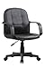 VIVA OFFICE Ergonomic Mid Back Office Chair, Bonded Leather Computer Task Chair