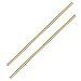 Sutemribor Brass Solid Round Rod Lathe Bar Stock, 3/16 Inch in Diameter 14 Inches in Length (2 PCS) primary