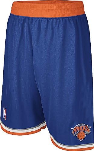 New York Knicks New Youth Royal Replica Basketball Shorts By Adidas (S-8)