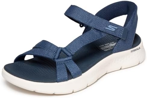 Femme Go Walk Flex Sandal Illuminate Slip-In ENTRAINEUSE, Navy Textile, 37 EU