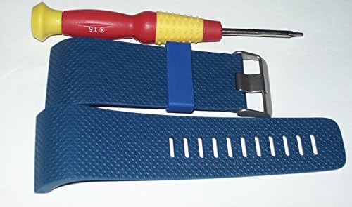 Replacement Band Strap kit for Fitbit Surge Activity Tracker - Large Blue - CentralSound