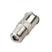 F-Type Connector, Conwork 10-Pack TV RF Cable Extension Coupler Adapter Connects Two Coaxial RG6 Video Cables, Male to Female