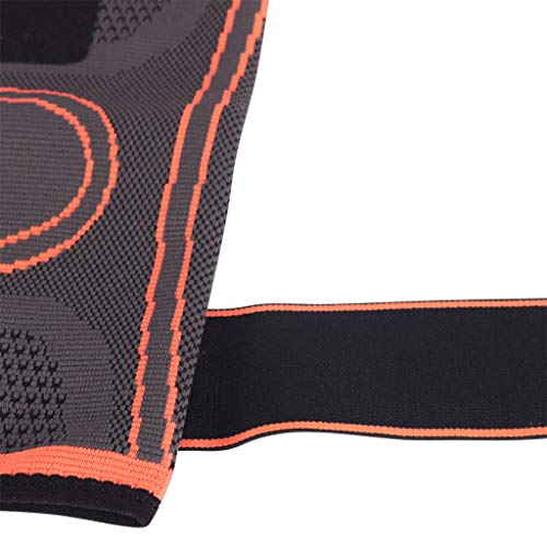 Aobiny Knee Pads,SKDK 3D Weaving Knee Brace Pad Support Protect Compression Breathable Running Support MMA Pad (Green, XL)