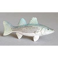 Collectible Wildlife Gifts Striped Bass Striper Plastic Fish Realistic 3 inches Long - F4347 B89