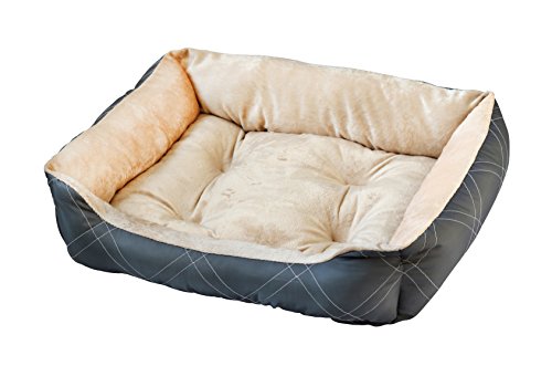 Happycare diamond quilted all season pet bed/cuddler gr…