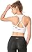 freeskin Fitness Women Sport Bra Fitness Padded Yoga Bra Workout Gym Top(2171White,S)