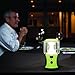 Mr. Beams MB470 UltraBright LED Camping Lantern with USB Charger for iPhone; Camping, Hiking, Hurricanes, Emergencies, Outages; Water resistant, Lightweight, Super bright, Removable top cover, Hook and handle – Green
