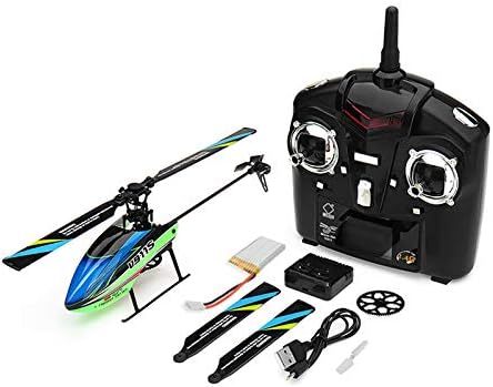 ETbotu WLtoys RC Helicopter V911S 2.4G 4CH 6-Aixs Gyro Flybarless RTF