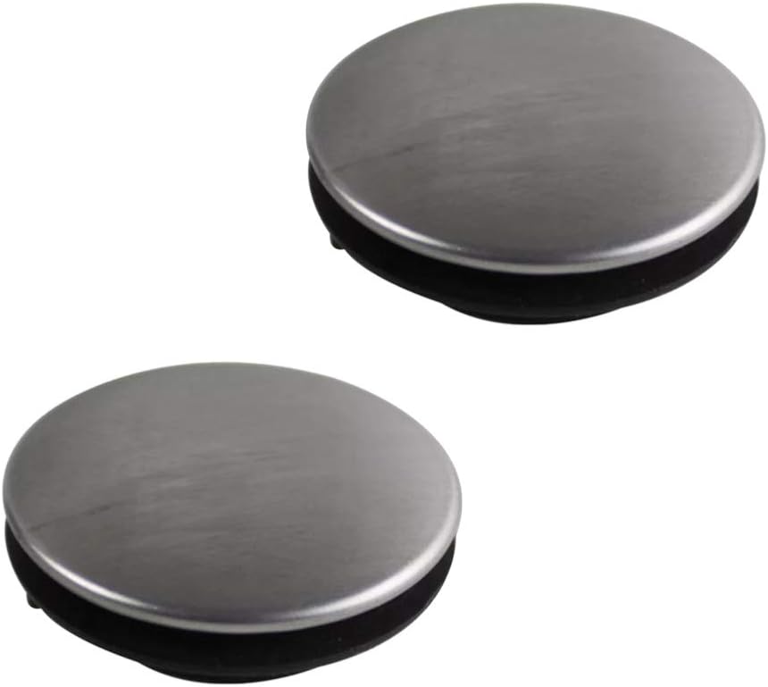 Sink Hole Cover Sink Tap Hole Plate Stopper Cover Blanking Metal Plug, 2Pack (Installing Hole for 31-40mm)
