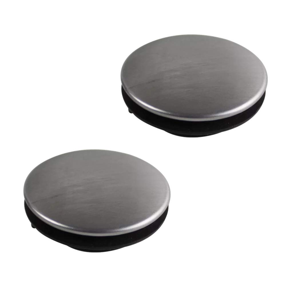 Sink Hole Cover Sink Tap Hole Plate Stopper Cover Blanking Metal Plug, 2Pack (Installing Hole for 31-40mm)