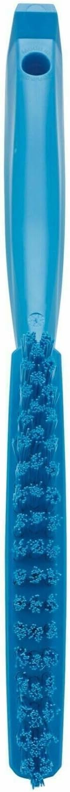 Vikan Professional Slimline Stiff Blue Upholstery Carpet Cleaning Brush view 3
