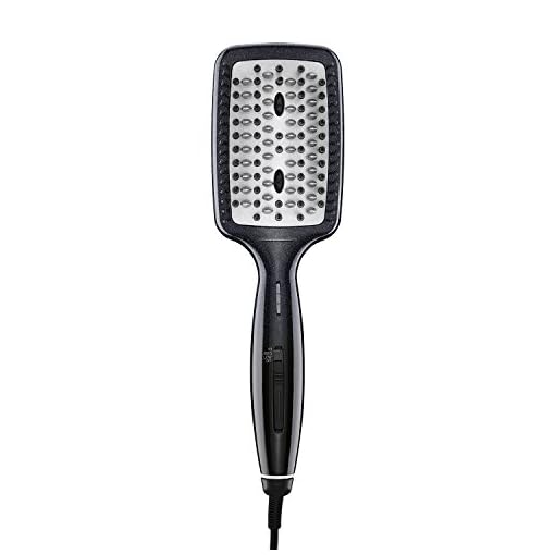 INFINITIPRO BY CONAIR Diamond-Infused Ceramic Smoothing Hot Brush/Straightening Brush; Black