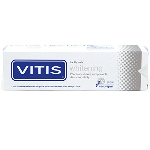 Vitis Toothpaste, 200ml x 2, Natural, Whitening Paste for Adults, Unisex