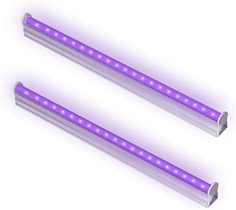 bomcosy luz led ultravioleta uv bombilla luz negra ultravioleta 395 nm funciona con usb 2 unidades