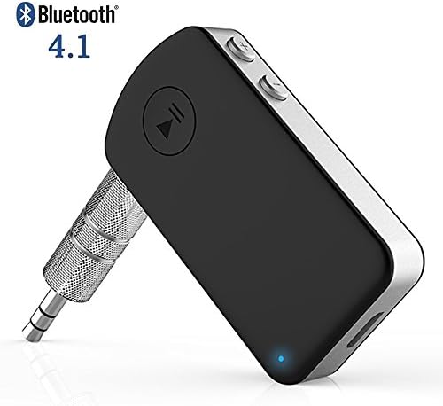 Giveet Bluetooth Receiver with HD Mic, Mini Wireless Audio Aux Adapter for Car Kits Hands-free Calling Home Stereo, Wired Headphones Speakers Music Streaming Sound System, CSR Advanced Bluetooth V4.1