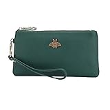 imeetu Women's Wristlet Wallet, Leather Clutch