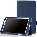 MoKo LG G Pad 8.3 Case - Slim Folding Cover Case for LG G PAD 8.3 Wifi Version V500/V510 & Verizon 4G LTE VK810, INDIGO (With Smart Cover Auto Wake / Sleep, Interior Hand Strap, Stylus Pen Loop)