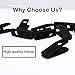 Trgowaul Velvet Hangers Clips, Pants Hangers Velvet Clips, Strong Finger Clips Perfect for Thin Velvet Hangers (60pc, Black)