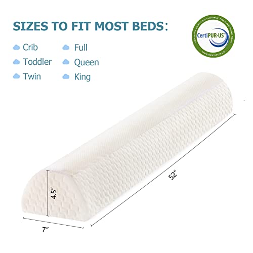 UBBCARE Foam Bed Rails Soft Portable Toddler Bed Safety Long Pillow