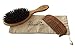 Boar Bristle Hair Brush Set for Women and Men - Designed for Thin and Normal Hair - Adds Shine and Improves Hair Texture - Wood Comb and Gift Bag Included