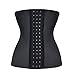 FeelinGirl Waist Trainer for Women Tummy Control Workout Slimming Body Shaper Plus Size Black