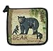 4 Piece Wilderness Trail Bear Country Kitchen Set - 2 Terry Towels, Oven Mitt, Potholder