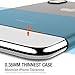 TOZO for iPhone Xs Max Case 6.5 Inch (2018) Hard Cover [0.35mm] World's Thinnest Protect Bumper for iPhone Xs Max [ Semi-Transparent ] Lightweight [Matte Finish Black]