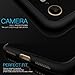 ROYBENS iPhone 7 Case, [Piano-Paint Series] Real 2H [Hard] Scratch Resistant Back Cover [Soft] Enhanced Grip Bumper for iPhone 7 (2016) - Jet Black